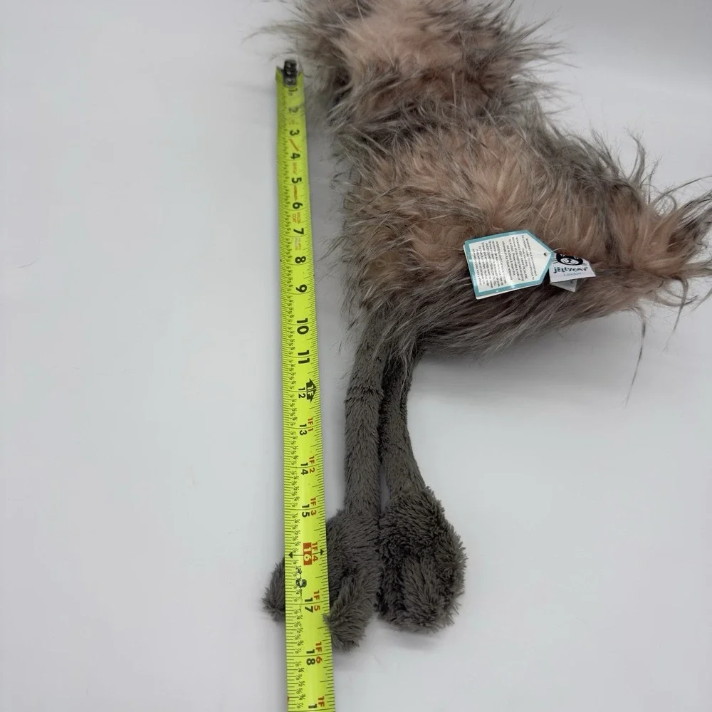 JELLY CAT London Odette Ostrich Plush‎ Stuffed Bird Toy  Retired